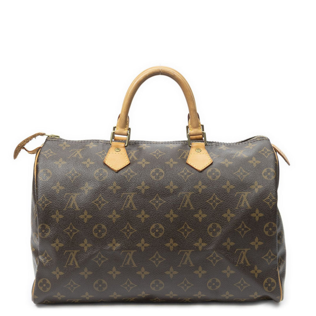 Louis Vuitton Speedy Brown Monogram Canvas Handbag — view 5