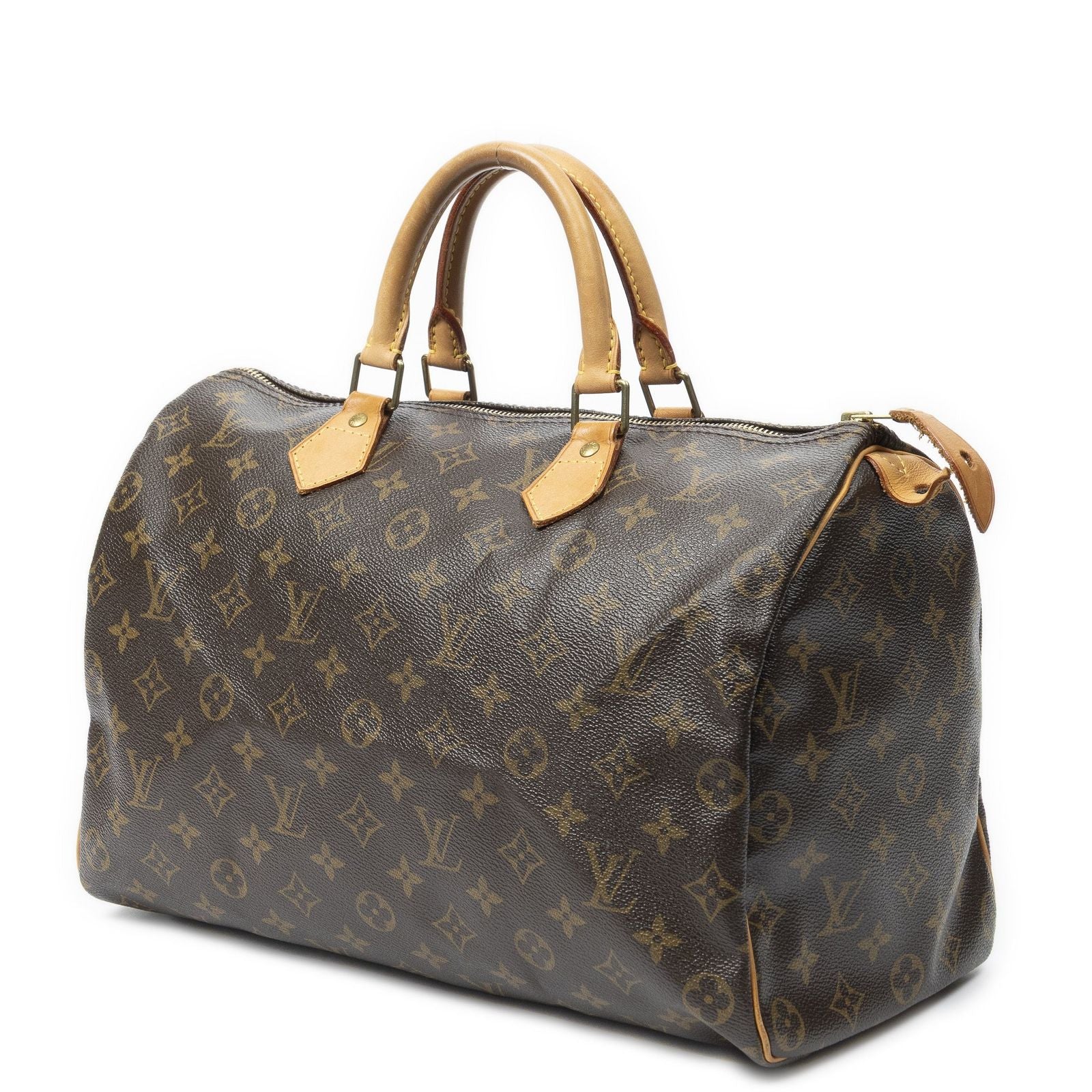 Louis Vuitton Speedy Brown Monogram Canvas Handbag — view 2