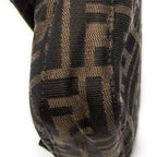 Fendi Baguette Brown Black Zucca Canvas Messenger — view 8