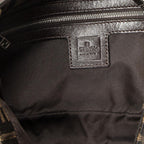 Fendi Baguette Brown Black Zucca Canvas Messenger — view 9