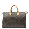 Louis Vuitton Speedy Brown Monogram Canvas Handbag