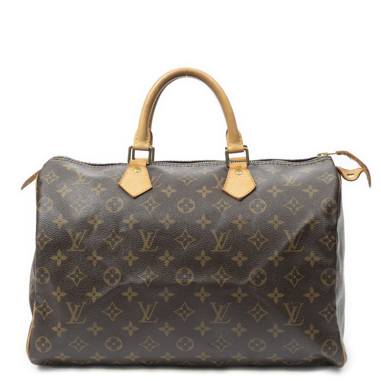 Louis Vuitton Speedy Brown Monogram Canvas Handbag