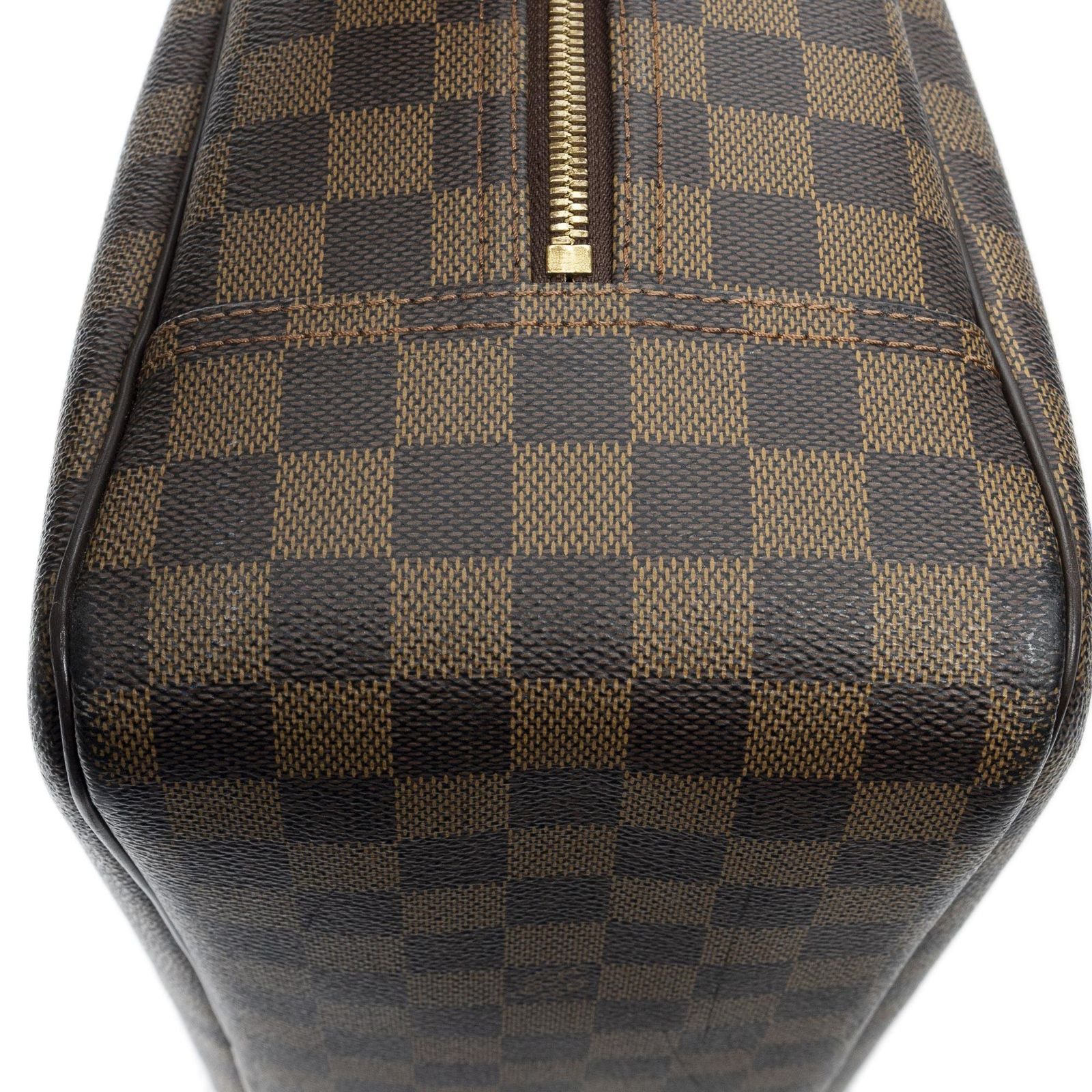 Louis Vuitton Deauville Brown Damier Ebene Handbag — view 8