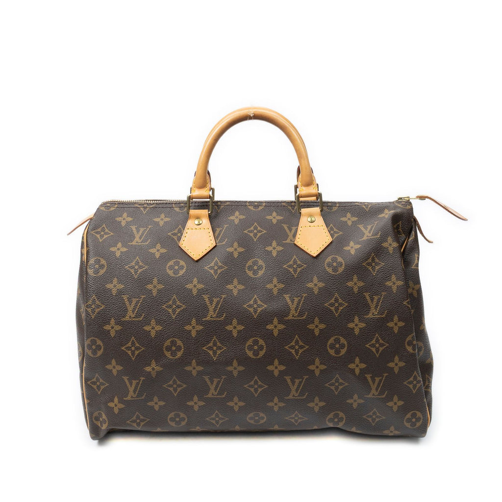 Louis Vuitton Speedy Brown Monogram Canvas Handbag