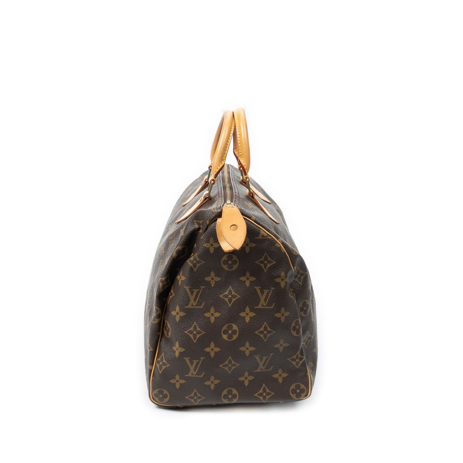 Louis Vuitton Speedy Brown Monogram Canvas Handbag — view 3