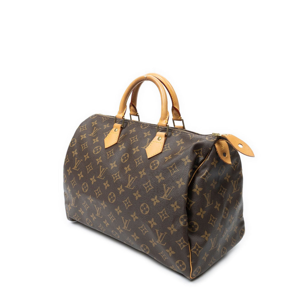 Louis Vuitton Speedy Brown Monogram Canvas Handbag — view 2