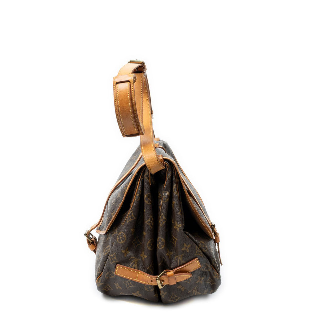 Louis Vuitton Saumur Brown Monogram Canvas — view 3
