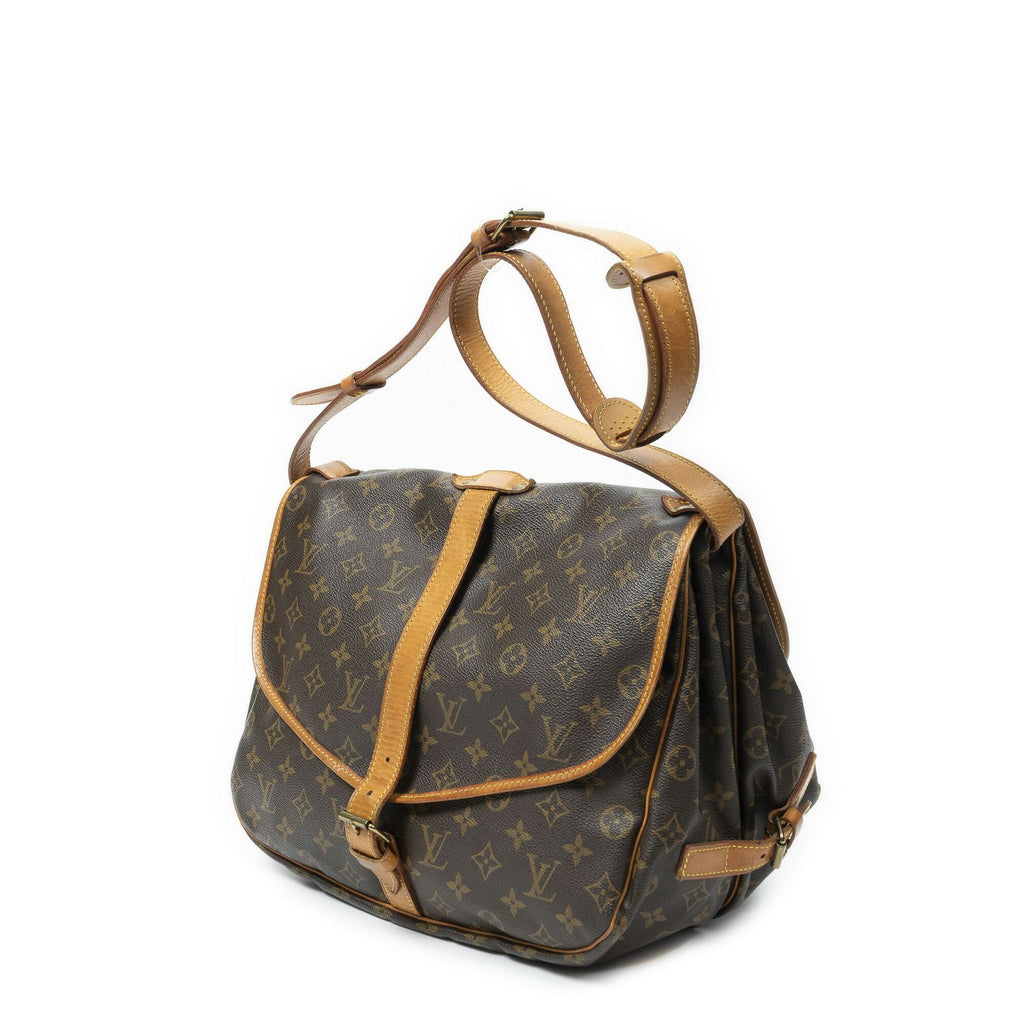 Louis Vuitton Saumur Brown Monogram Canvas — view 2