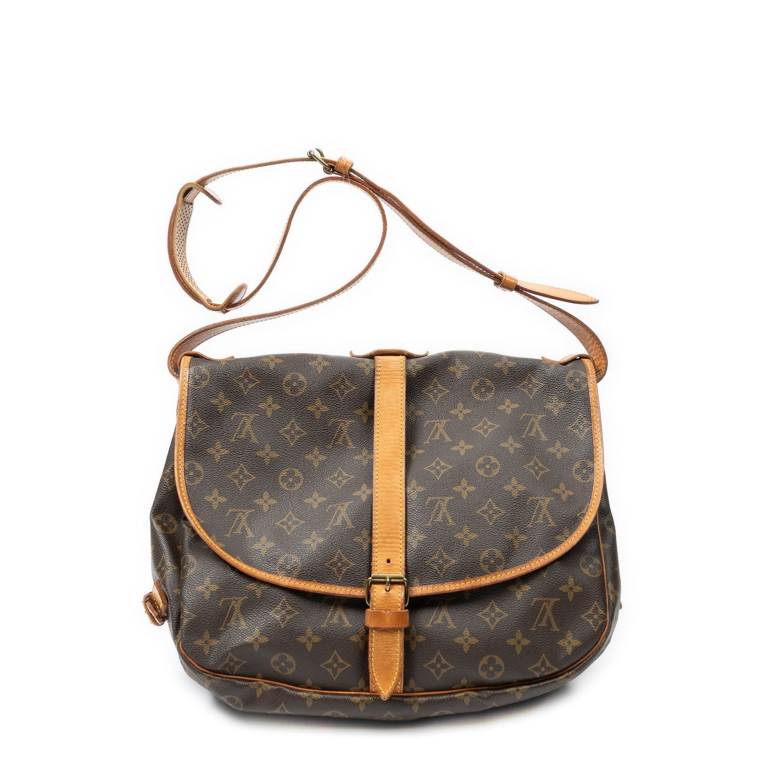 Louis Vuitton Saumur Brown Monogram Canvas — view 5