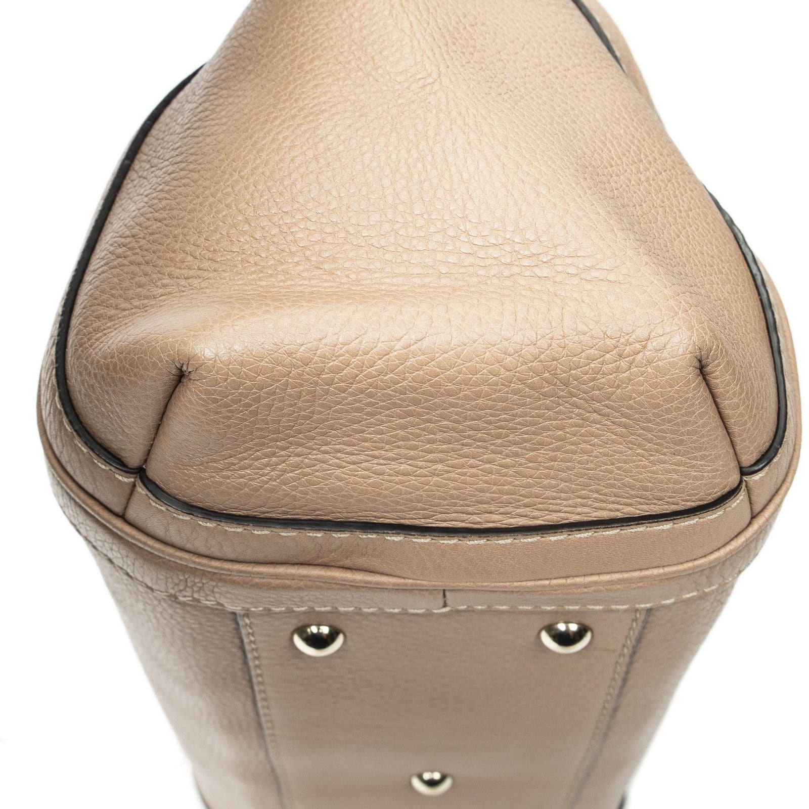 Gucci Bamb Tassel Zip Tote Pink Calfskin Leather — view 7