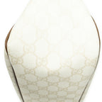 Gucci Front Slip Pocket Hobo Ivory Brown Supreme Canvas — view 7