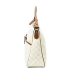 Gucci Front Slip Pocket Hobo Ivory Brown Supreme Canvas — view 3