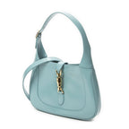 Gucci Small Jackie Light Blue Calfskin Leather Messenger — view 2