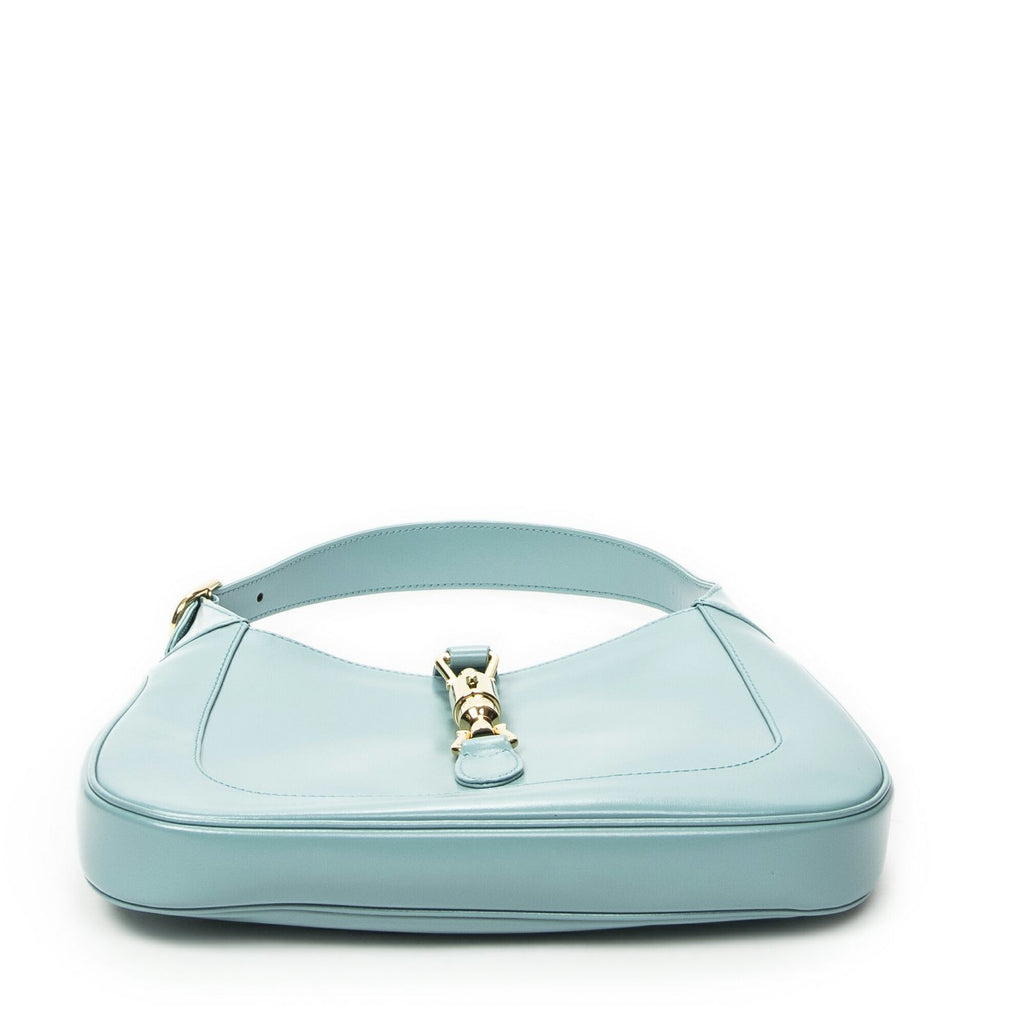 Gucci Small Jackie Light Blue Calfskin Leather Messenger — view 6