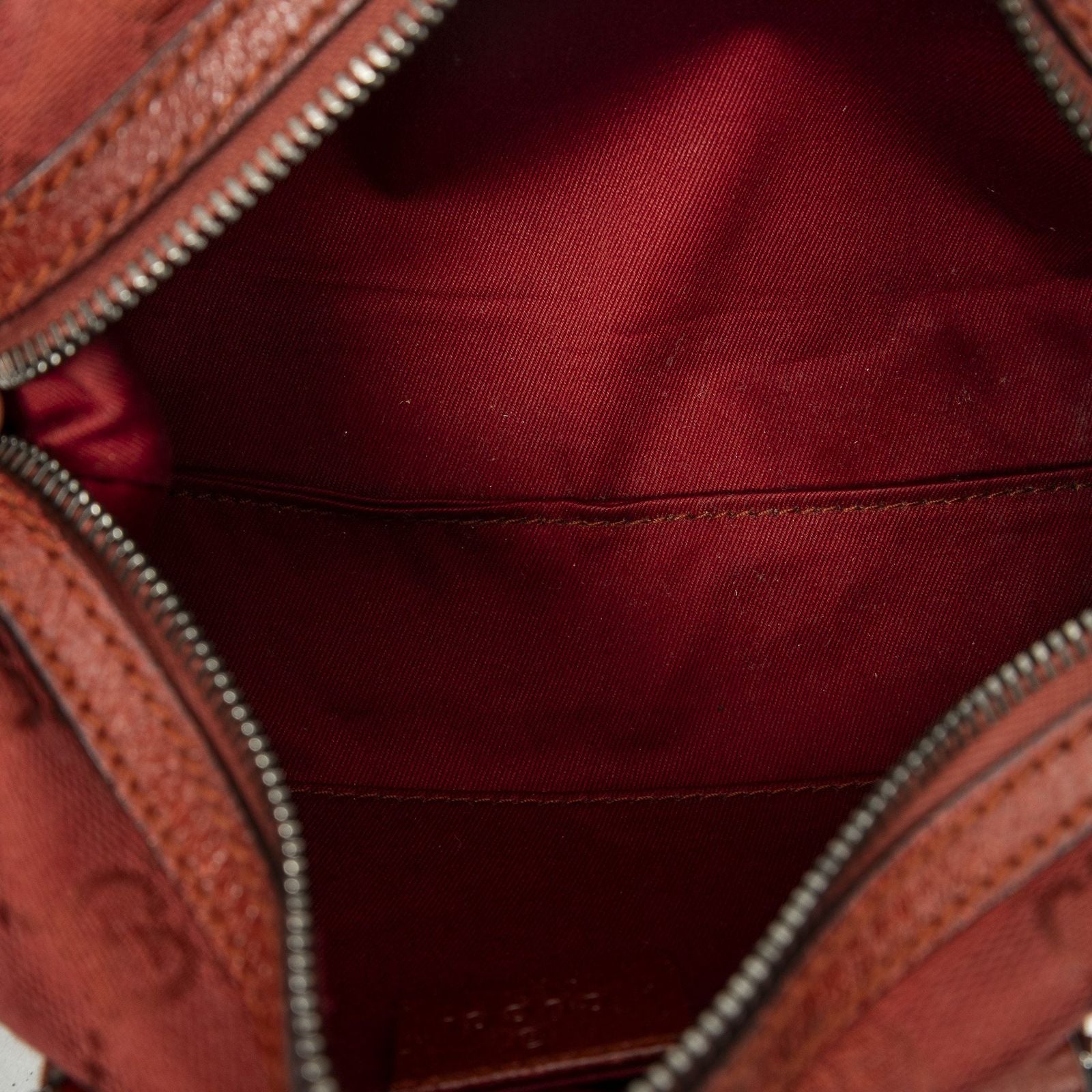 Gucci Mini Boston Red GG Canvas Shoulder — view 9