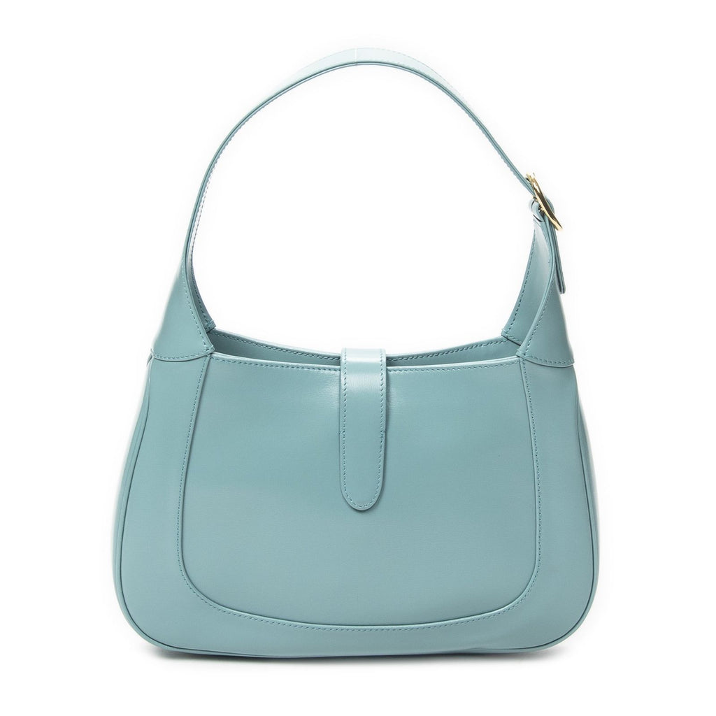 Gucci Small Jackie Light Blue Calfskin Leather Messenger — view 5