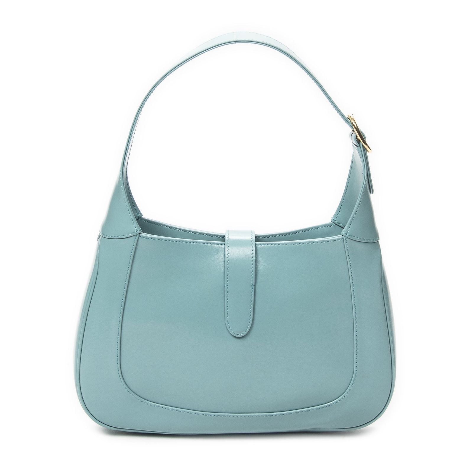 Gucci Small Jackie Light Blue Calfskin Leather Messenger — view 5