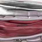 Gucci Horsebit Chain Iridescent Pink Matelasse Calfskin Messenger — view 9
