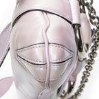 Gucci Horsebit Chain Iridescent Pink Matelasse Calfskin Messenger — view 7