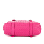 Bottega Veneta Flap Messenger Pink Intrecciato Leather — view 6