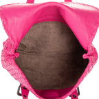 Bottega Veneta Flap Messenger Pink Intrecciato Leather — view 9