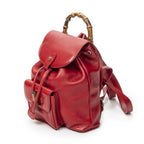 Gucci Minibumbu Backpack Red Calfskin Leather — view 2