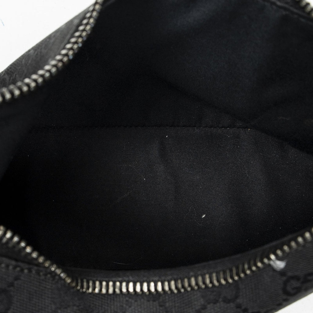 Gucci Small Hobo Black GG Canvas — view 9