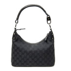 Gucci Small Hobo Black GG Canvas — view 5