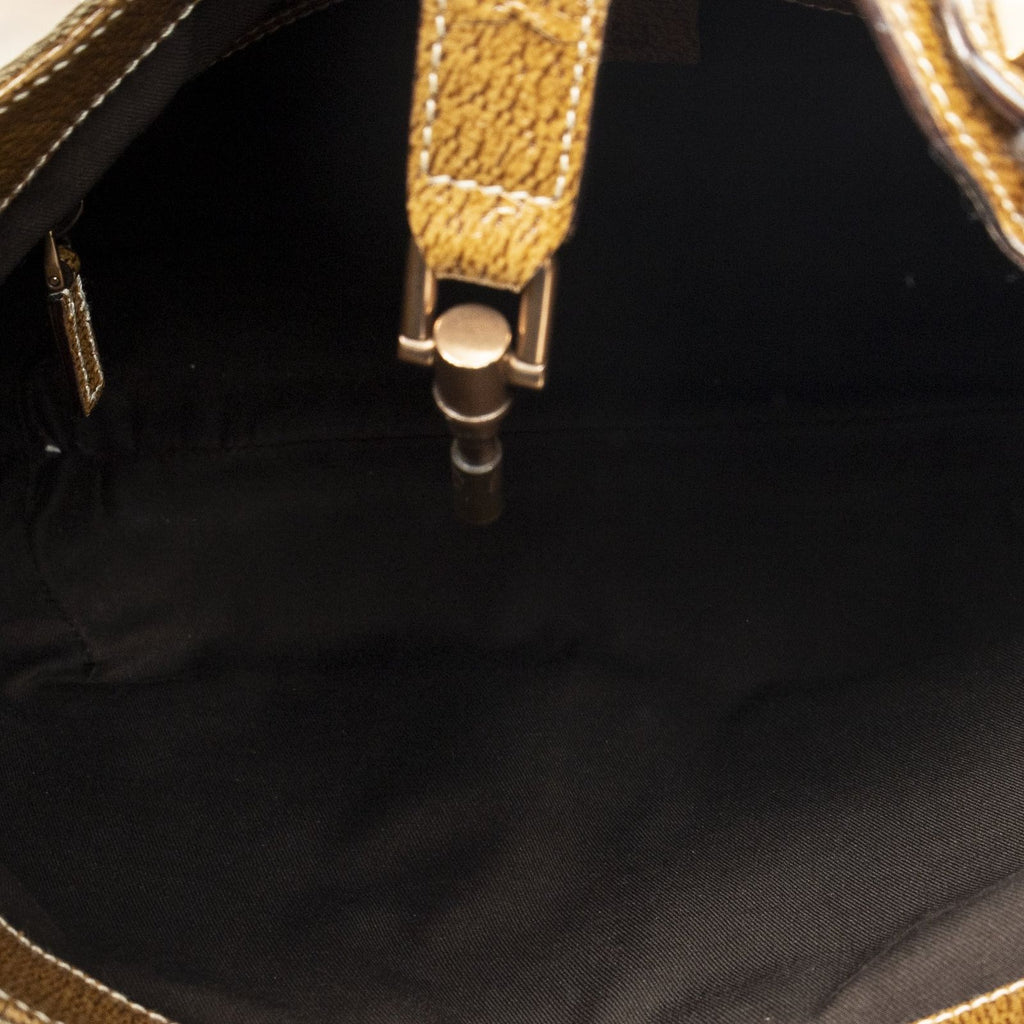 Gucci Nailhead Jackie Tan Beige GG Canvas Messenger — view 9