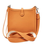 Hermes Evelyne Orange Clemence Leather Messenger — view 5