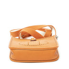 Hermes Evelyne Orange Clemence Leather Messenger — view 6