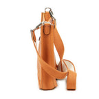 Hermes Evelyne Orange Clemence Leather Messenger — view 3