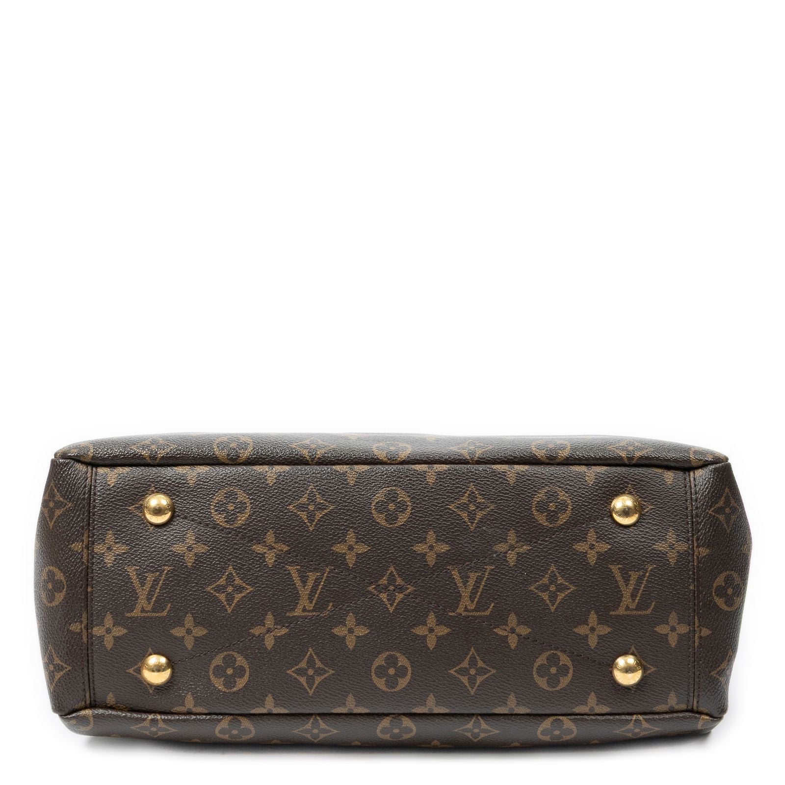 Louis Vuitton Pallas Brown Purple Monogram Canvas Handbag — view 6