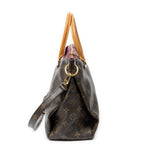 Louis Vuitton Pallas Brown Purple Monogram Canvas Handbag — view 3