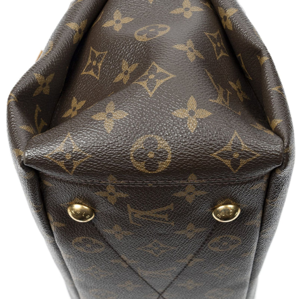 Louis Vuitton Pallas Brown Purple Monogram Canvas Handbag — view 8