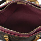Louis Vuitton Pallas Brown Purple Monogram Canvas Handbag — view 9