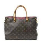 Louis Vuitton Pallas Brown Purple Monogram Canvas Handbag — view 5