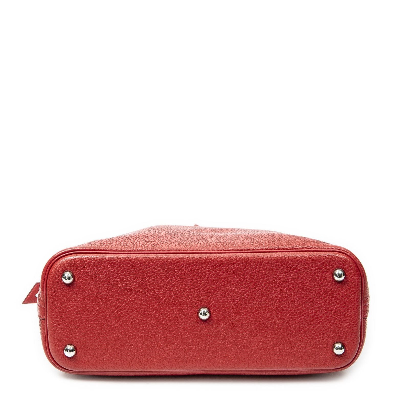 Hermes Bolide Rouge Garance Clemence Leather — view 6