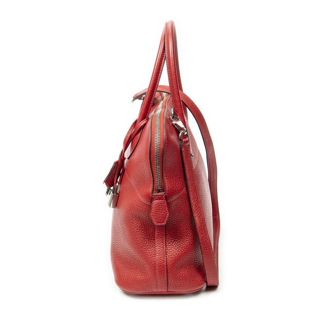 Hermes Bolide Rouge Garance Clemence Leather — view 3