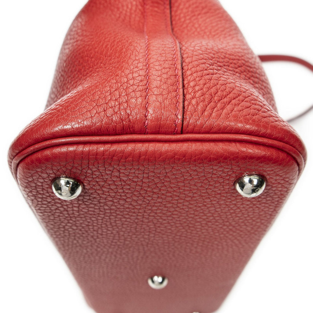 Hermes Bolide Rouge Garance Clemence Leather — view 8