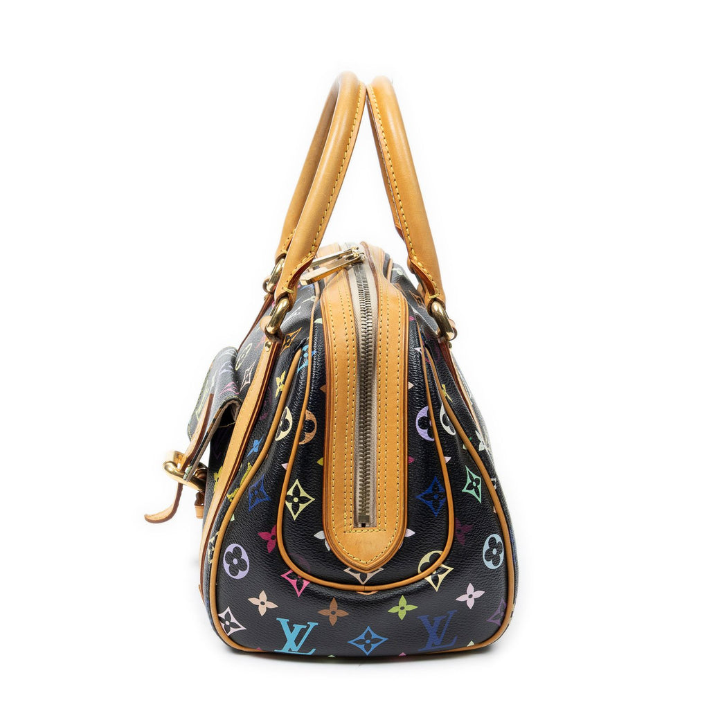 Louis Vuitton Priscilla Black Multicolor Monogram — view 3