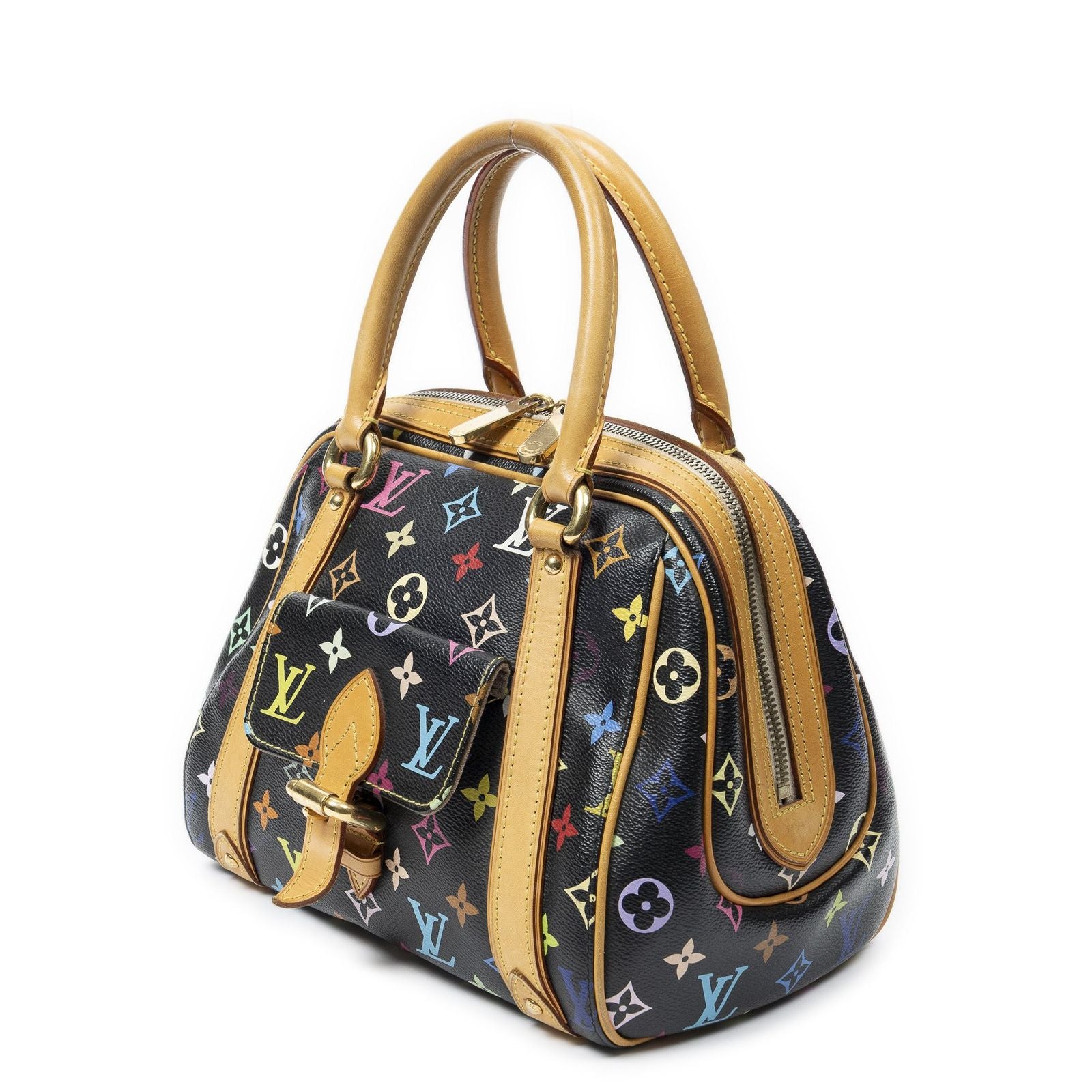Louis Vuitton Priscilla Black Multicolor Monogram — view 2
