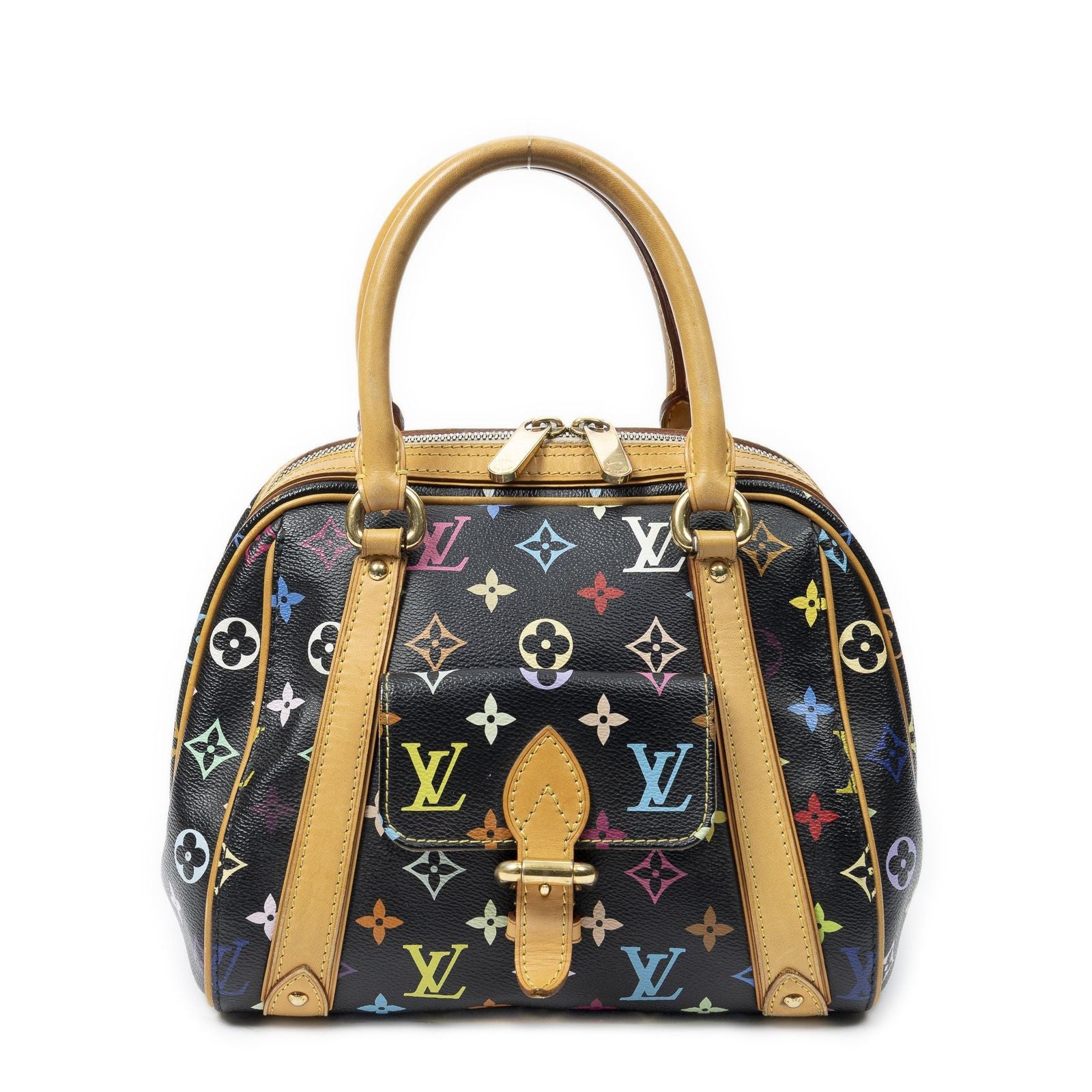 Louis Vuitton Priscilla Black Multicolor Monogram