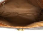 Celine Fold Over Shoulder Tote Brown Macadam Canvas — view 9