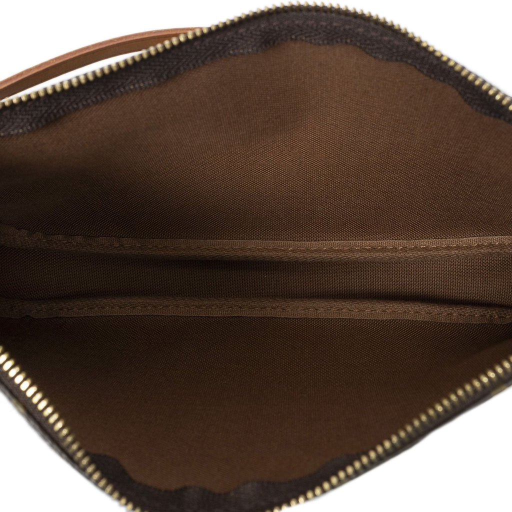Louis Vuitton Pochette Brown Monogram Canvas — view 9