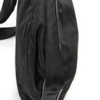 Prada Front Pocket Messenger Bag Black Nylon Canvas — view 7