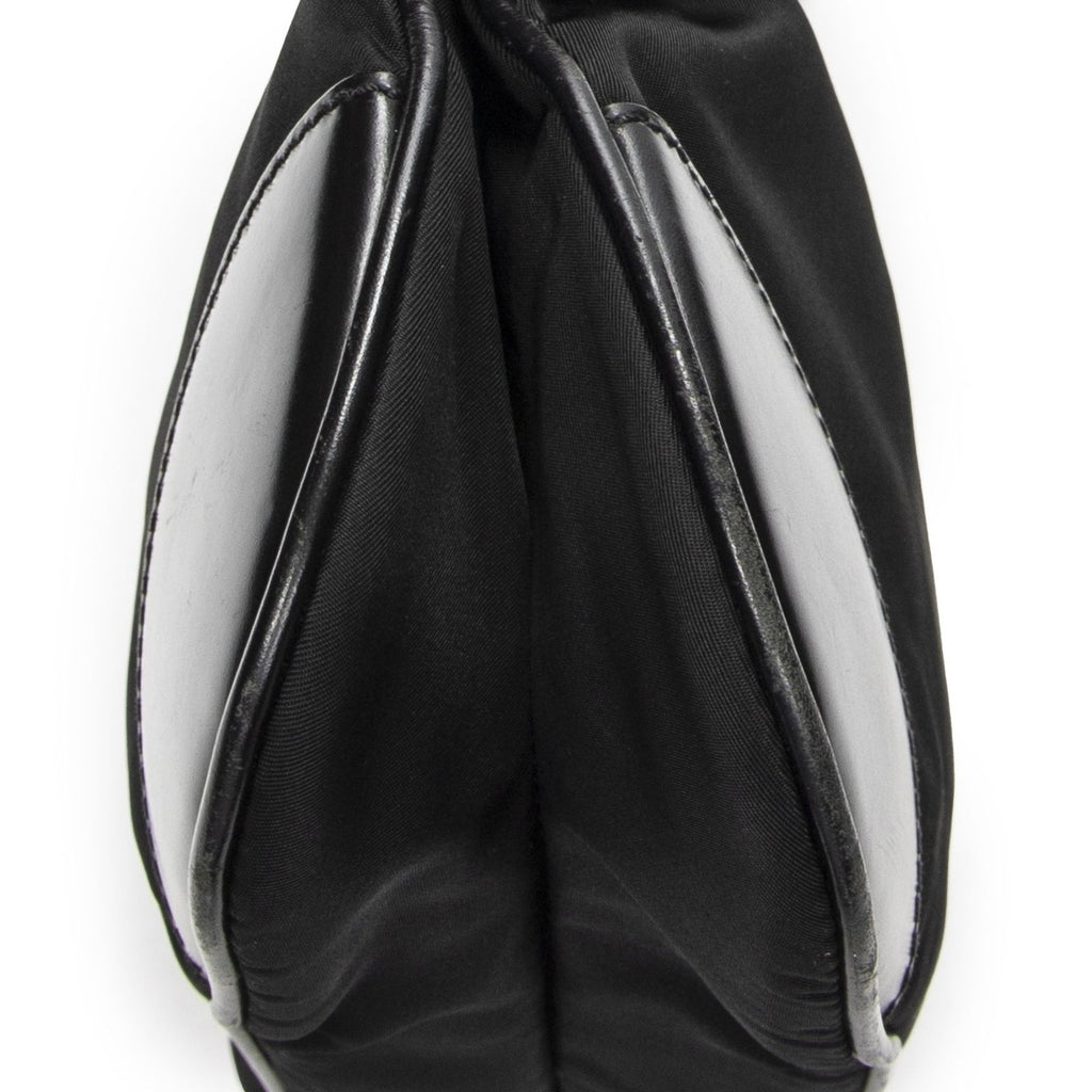 Prada Rectangular Shoulder Tote Black Nylon Canvas — view 7