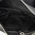 Prada Rectangular Shoulder Tote Black Nylon Canvas — view 9