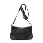 Prada Rectangular Shoulder Tote Black Nylon Canvas — view 5