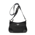 Prada Rectangular Shoulder Tote Black Nylon Canvas
